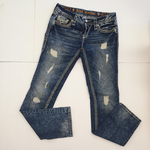 Rock Revivial "Flash" Cuffed Straight - Picture 6 of 6